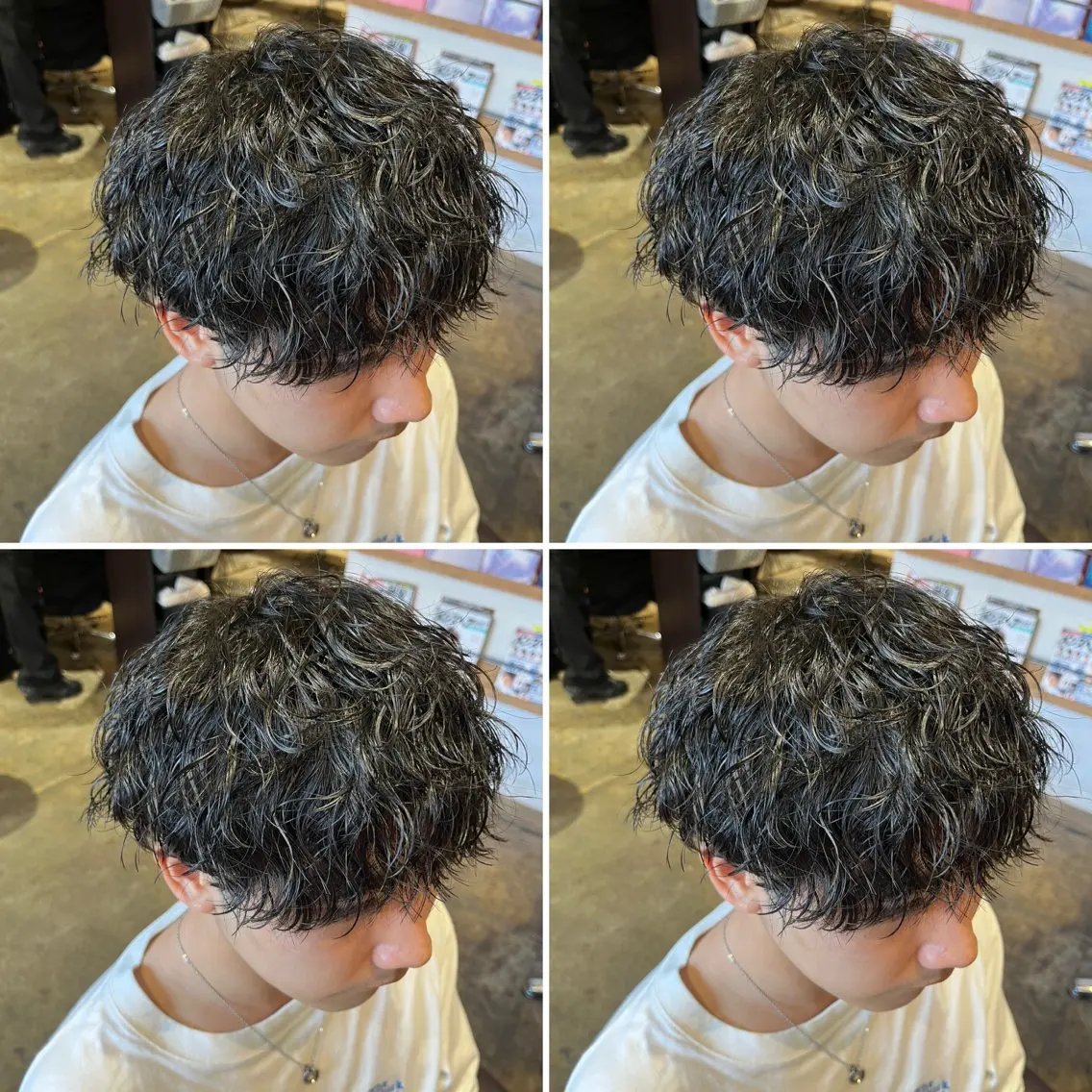 パーマ メンズ カット パーマ トリートメント ヘアセット メンズパーマ特化 店長望月謙二郎のヘアスタイル