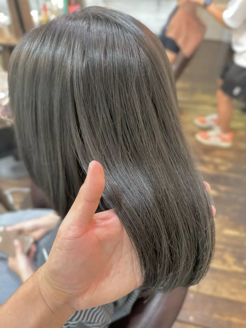 セミロング カット ヘアカラー トリートメント 全国カットコンテスト 受賞🏅satoのヘアスタイル