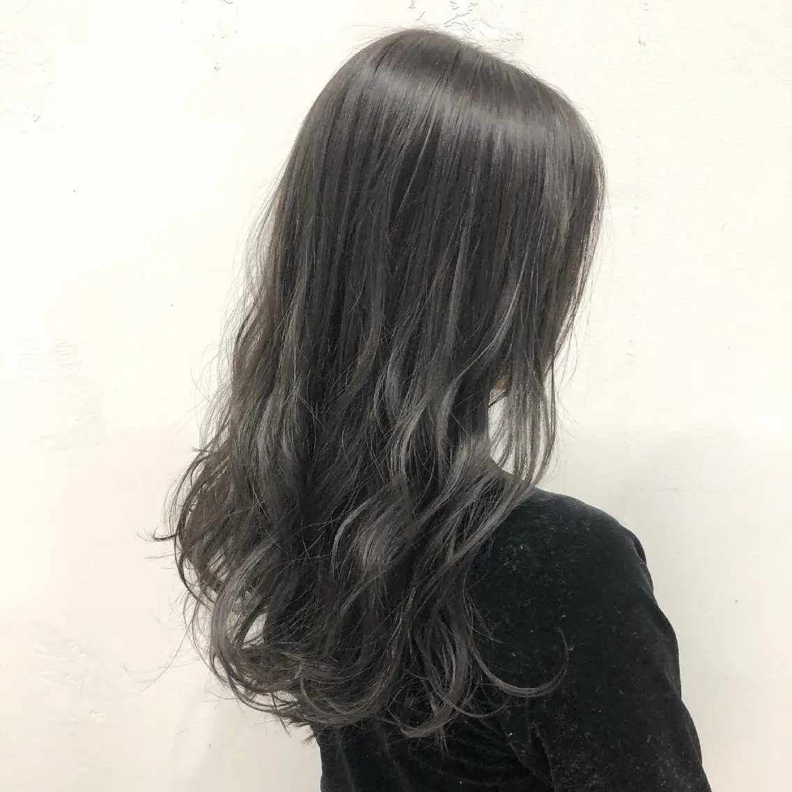 ロング カラー カット ヘアカラー トリートメント 💖ブリーチなし透明 感💖ASAHIのヘアスタイル