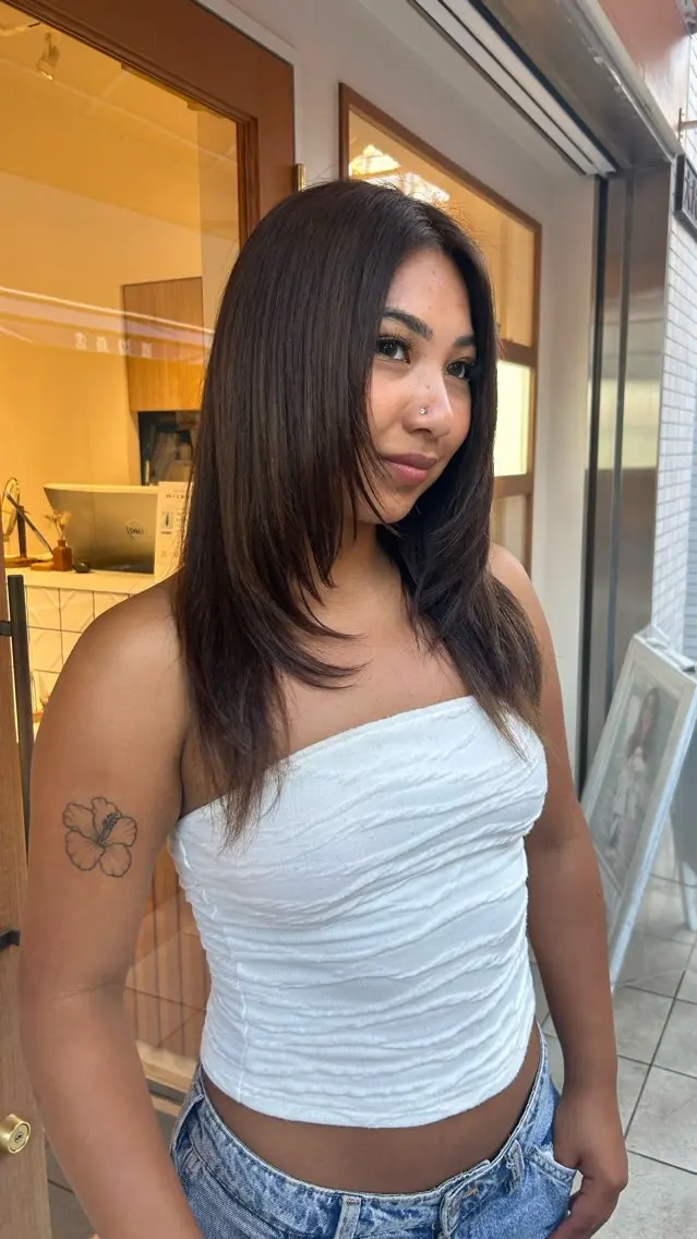 𝜗𝜚˚⋆ワンカラー+Nina トリートメント𝜗𝜚˚⋆の写真