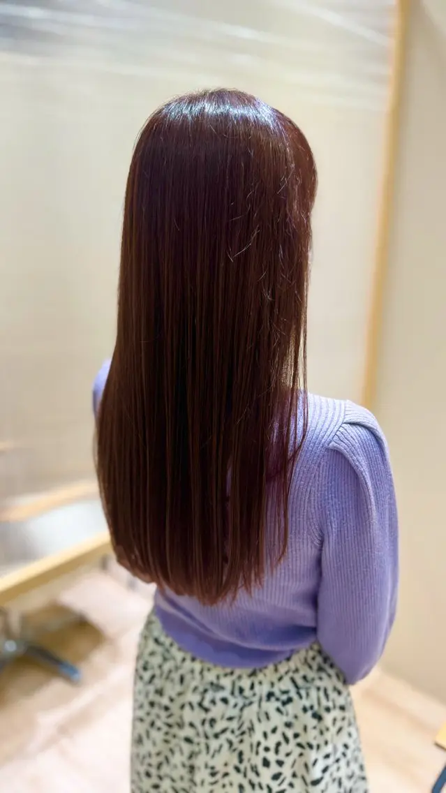 ロング トリートメント カット ヘアカラー トリートメント 髙橋 誉英のヘアスタイル