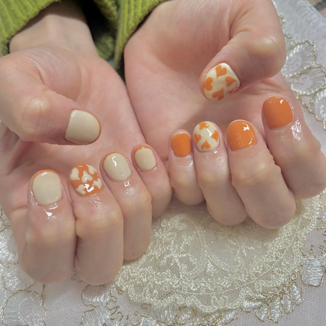 ネイル アートネイル オーロラネイル 成人式 ジェルネイル 卒業式 J terrace Nailのネイルデザイン