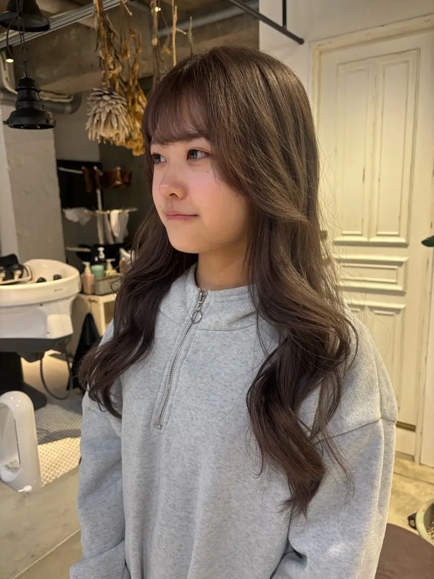 ロング 🎀抜け感ナチュラル 🎵asuna🪽のヘアスタイル