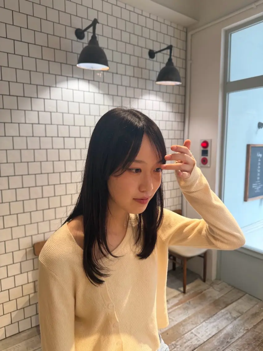ミディアム ayana |京都美容室のヘアスタイル
