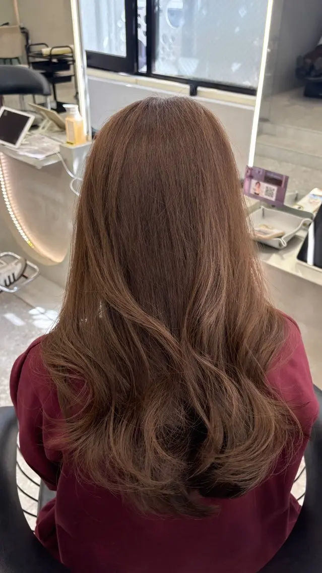 ロング ハッシュカット ハイレイヤー レイヤーカット Yuta✂︎ 韓国レイヤー🪽のヘアスタイル