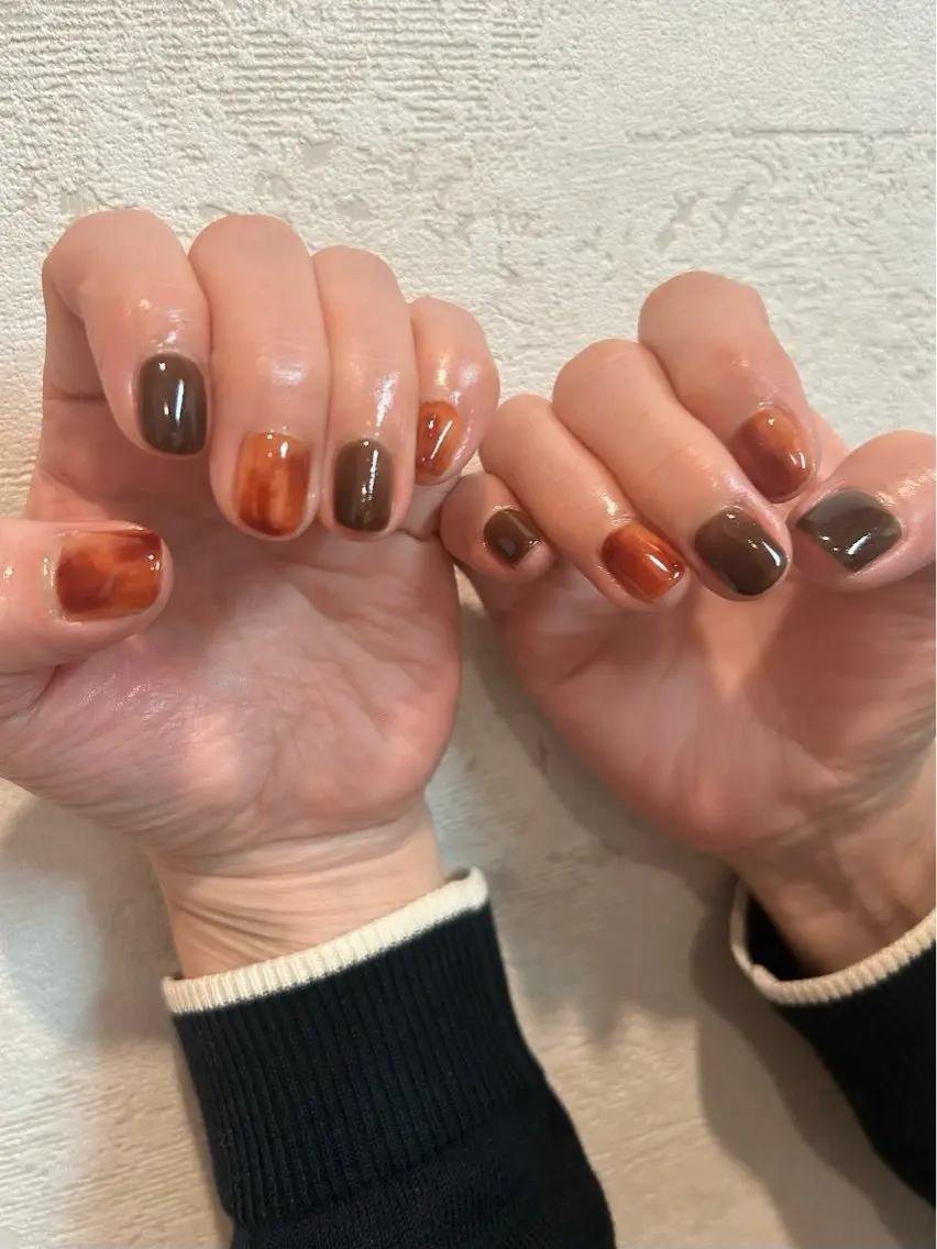 ネイル べっ甲ネイル nail salon JUNO(ジュノ)のネイルデザイン