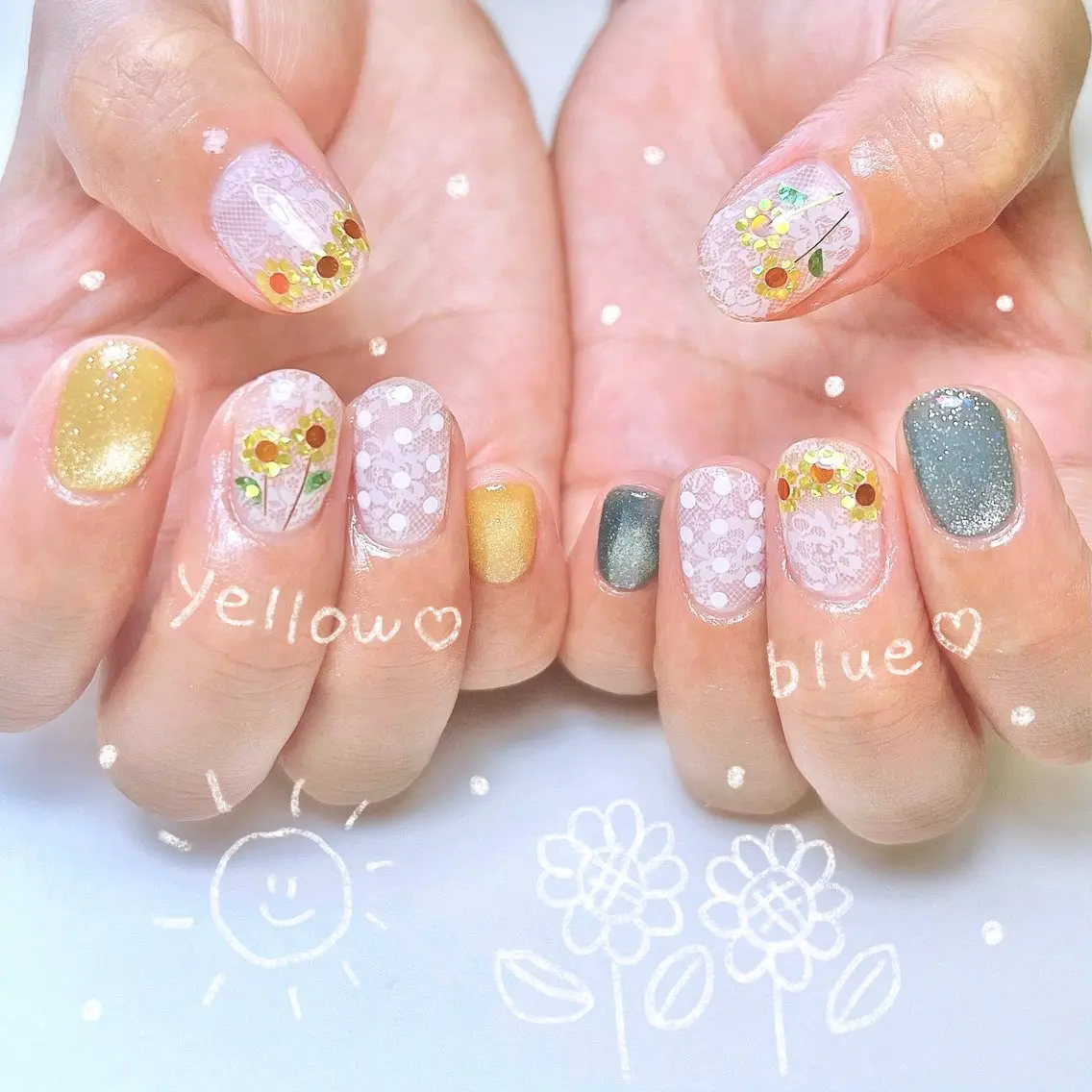 ネイル ハンドネイル いちごパフェ ゆいのネイルデザイン