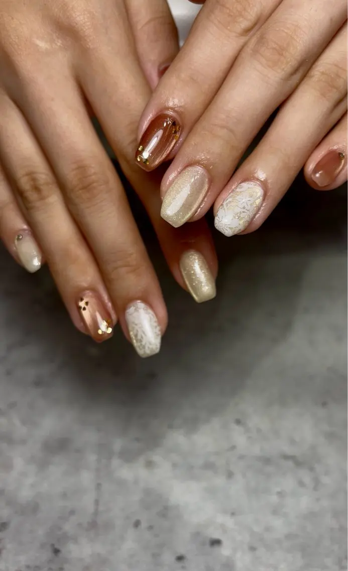ネイル ハンドネイル 大東市ネイルサロン 【KYURA】きゅらのネイルデザイン