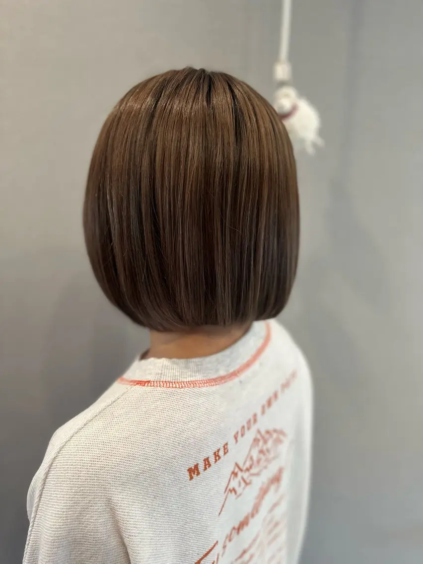 ショート カット ヘアカラー トリートメント K Harukaのヘアスタイル
