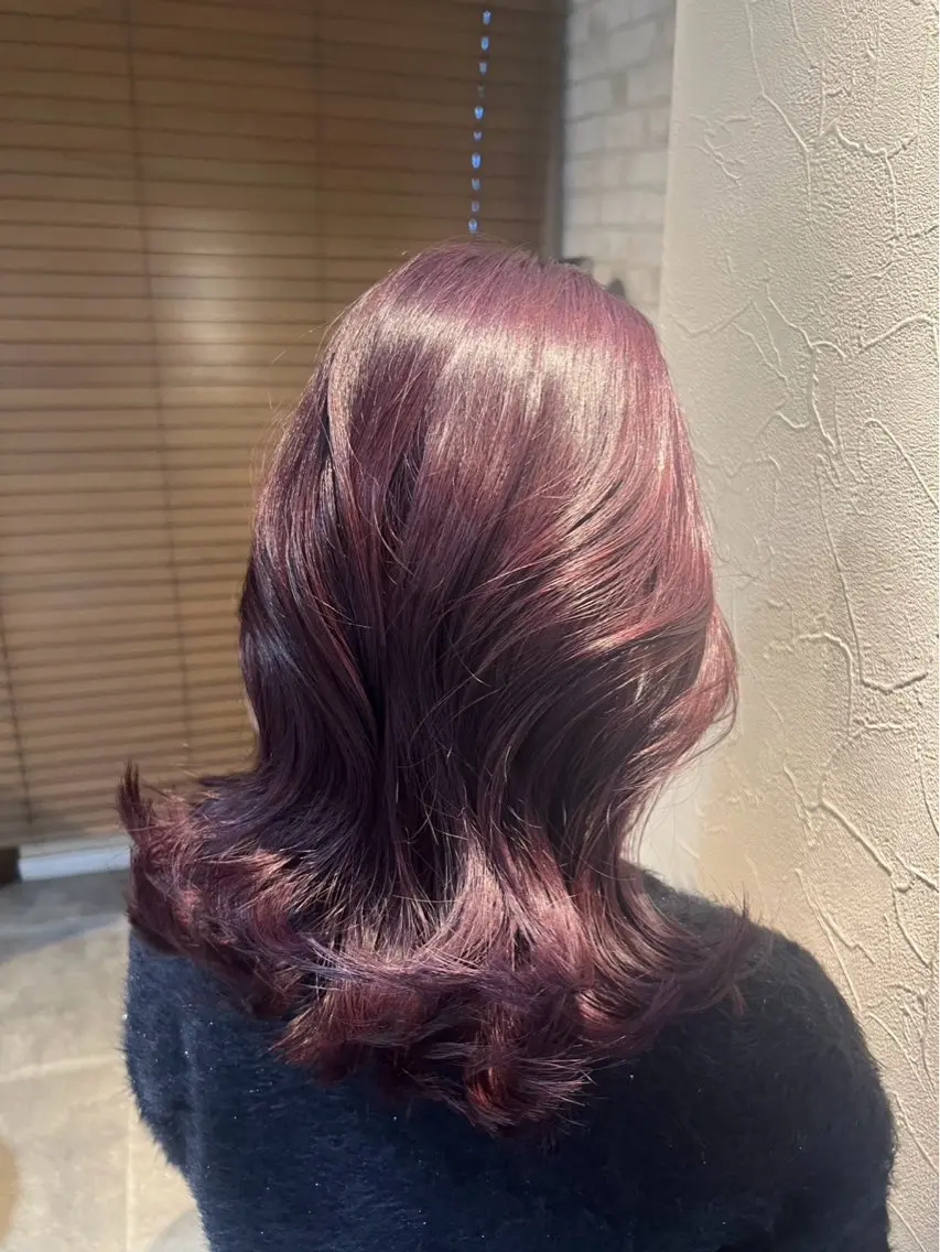 ミディアム 艶髪×透明感カラー ののかのヘアスタイル