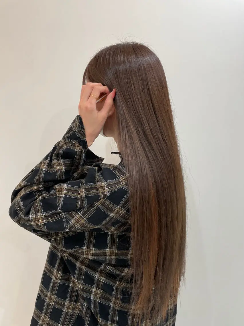 ロング カラー ヘアアレンジ カット ヘアカラー トリートメント 具志堅 良のヘアスタイル