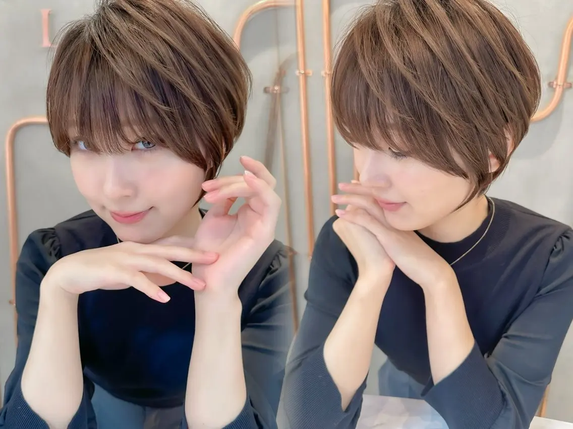 ショート カラー カット ヘアカラー トリートメント ボブ/ショート/ 縮毛矯正⚜️工藤昴のヘアスタイル