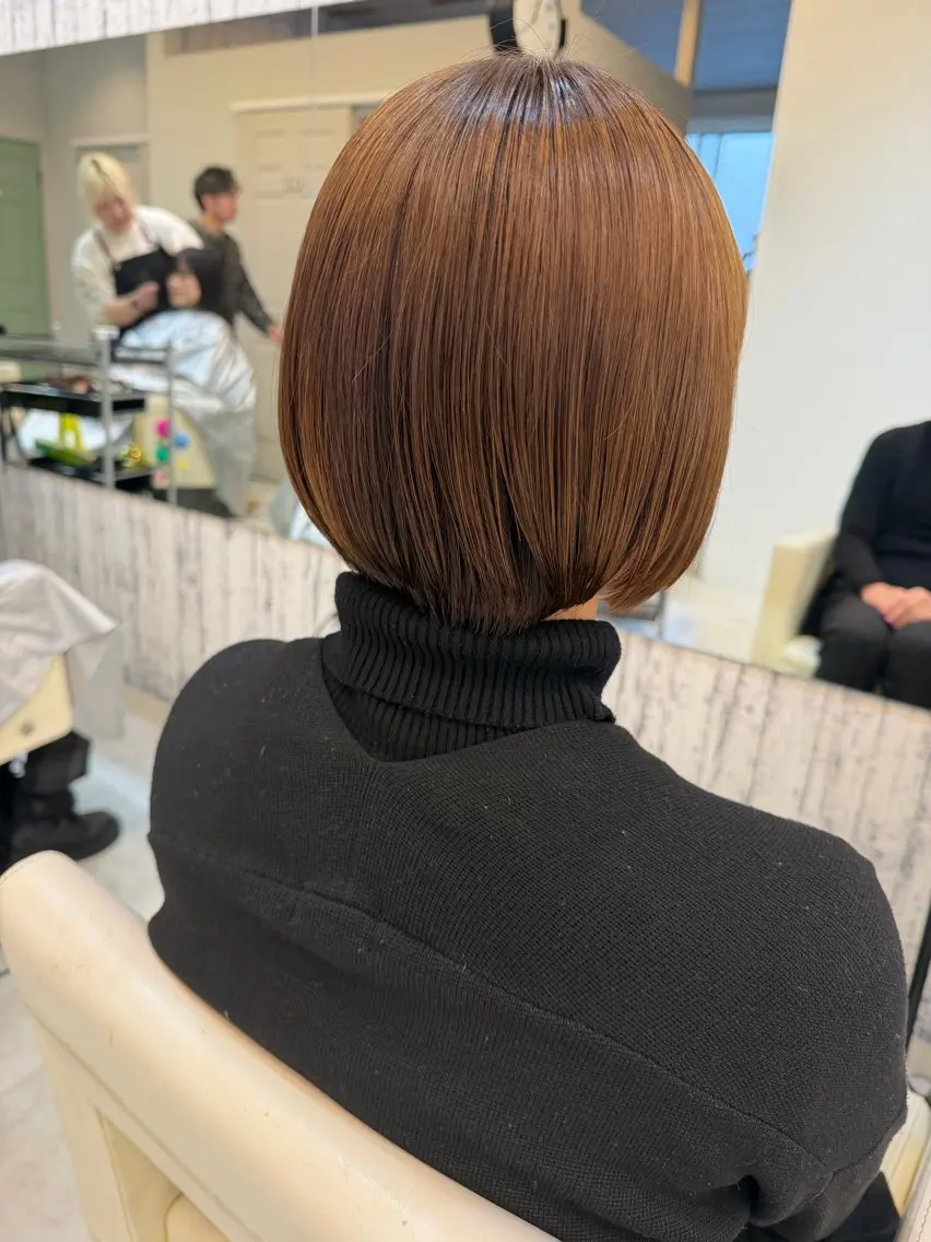 💫レディースカット＋シャンプー(トリートメントサービス🫧)の写真