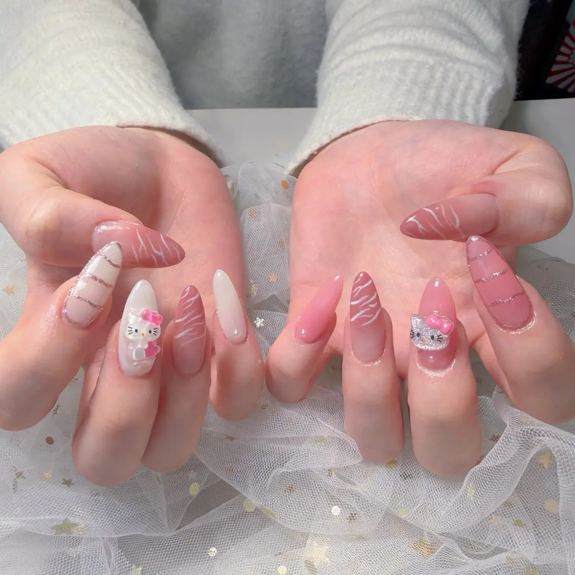 ネイル 長さ出し ネイルチップ U.MI Nail Salonのネイルデザイン