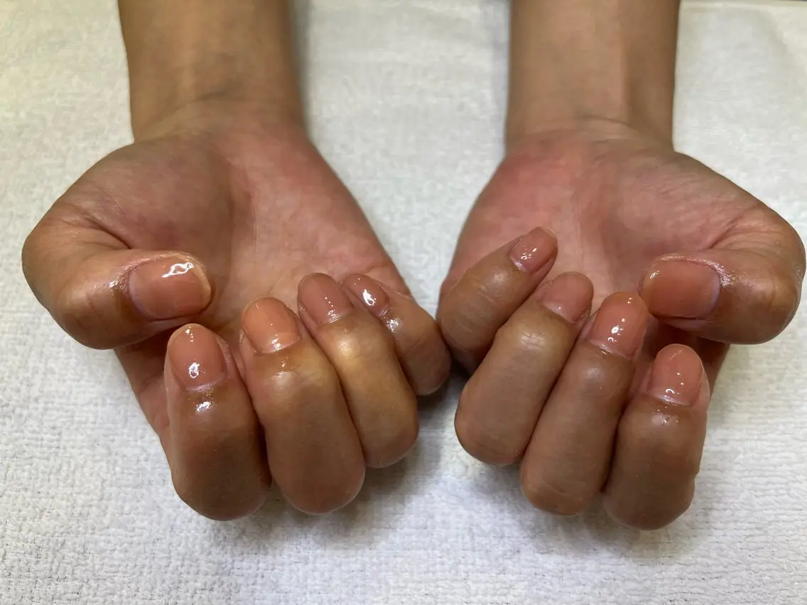 ネイル オレンジ ハンドネイル arce amiのネイルデザイン