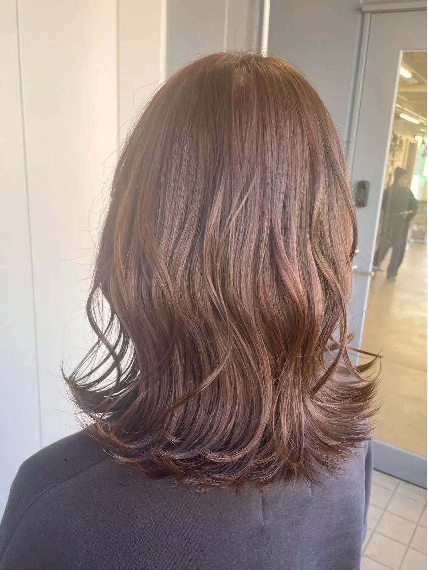 ミディアム カラー ヘアカラー トリートメント SiLO/ mahiroのヘアスタイル