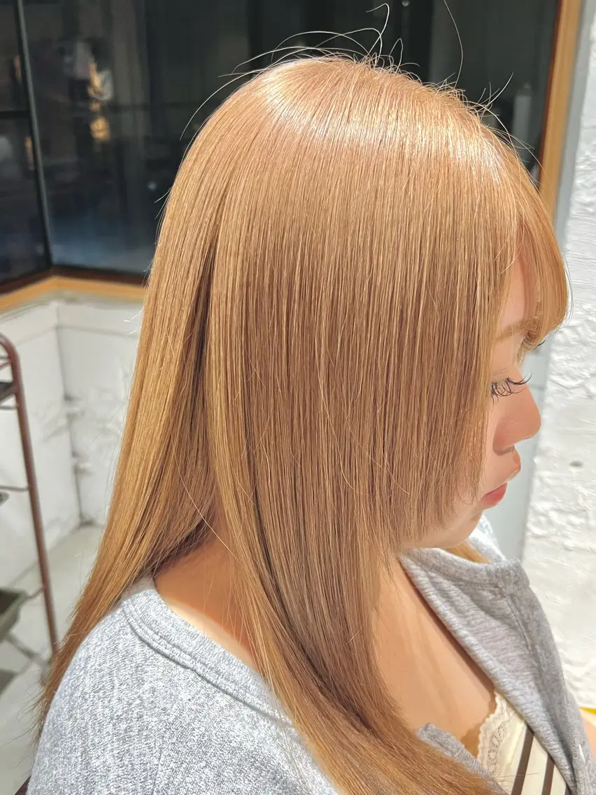 ロング カラー ベージュカラー ミルクティーベージュ takuto /カラーモデル募集中のヘアスタイル