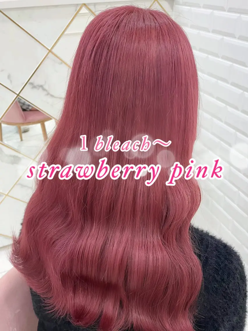 💘カット+ケアブリーチWカラー+3STEPトリートメント💘の写真