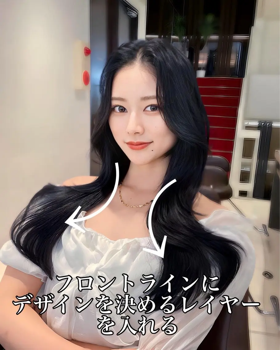 セミロング 映える顔まわり/前髪 特化 💗 ユキマのヘアスタイル