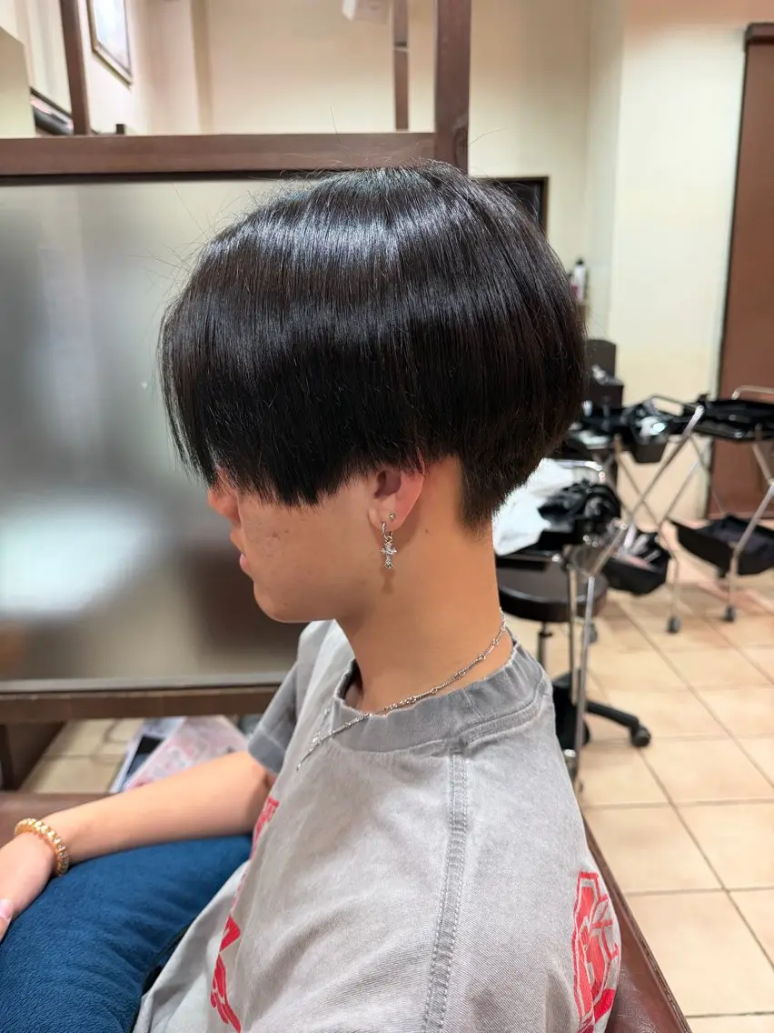 メンズ 鶴井 地のヘアスタイル