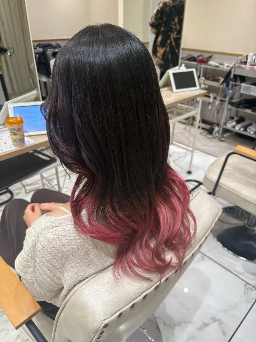 ロング カラー 🦋sana🦋 似合わせカット✁のヘアスタイル