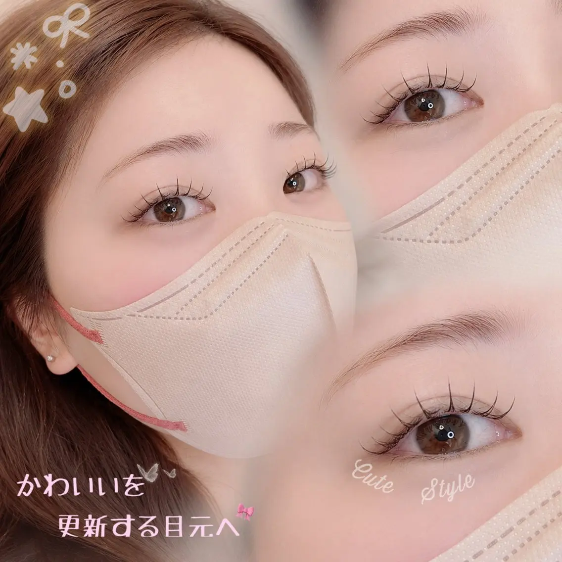 マツエク・マツパ フラットラッシュ 一重×まつ毛パーマ マツエク マツエク🦋led 🦄yuna🦄のマツエク・マツパデザイン