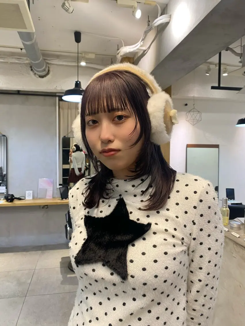 ミディアム カラー Lomalia／ yuzuki🤎ᐩᕀのヘアスタイル