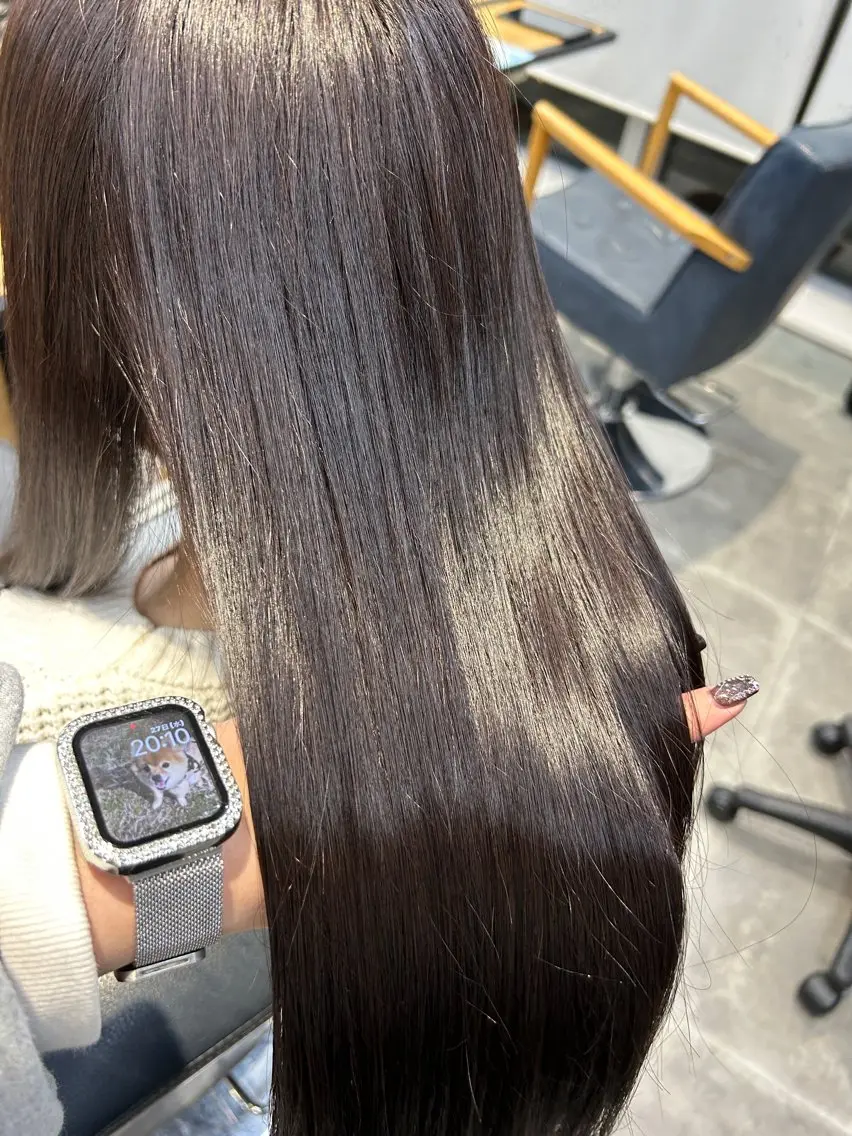 ロング トリートメント newi梅田🫧韓国 ヘア🫧sakiのヘアスタイル