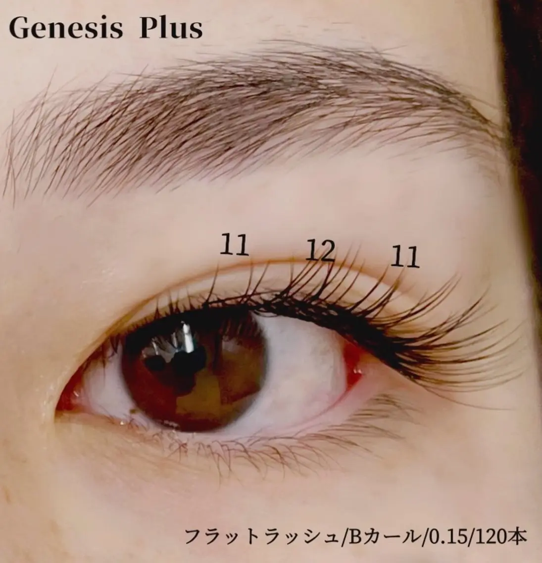 マツエク・マツパ フラットラッシュ Genesis Plus大津京店のマツエク・マツパデザイン