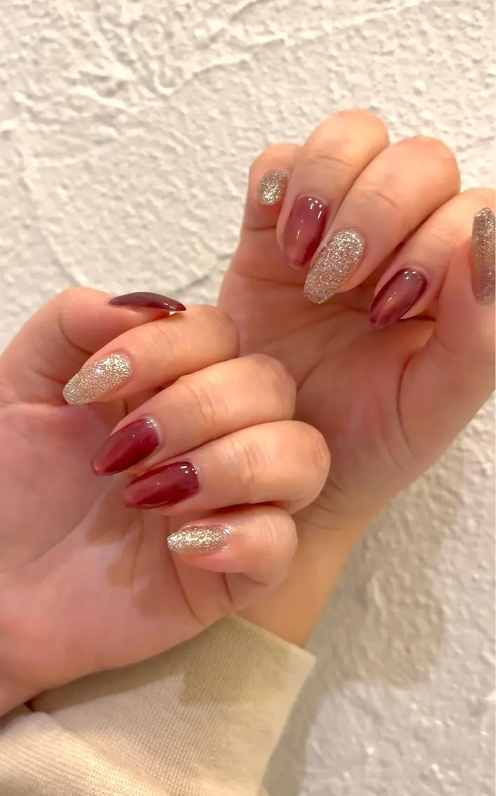 ネイル フラッシュネイル マグネットネイル モンタナ nailのネイルデザイン