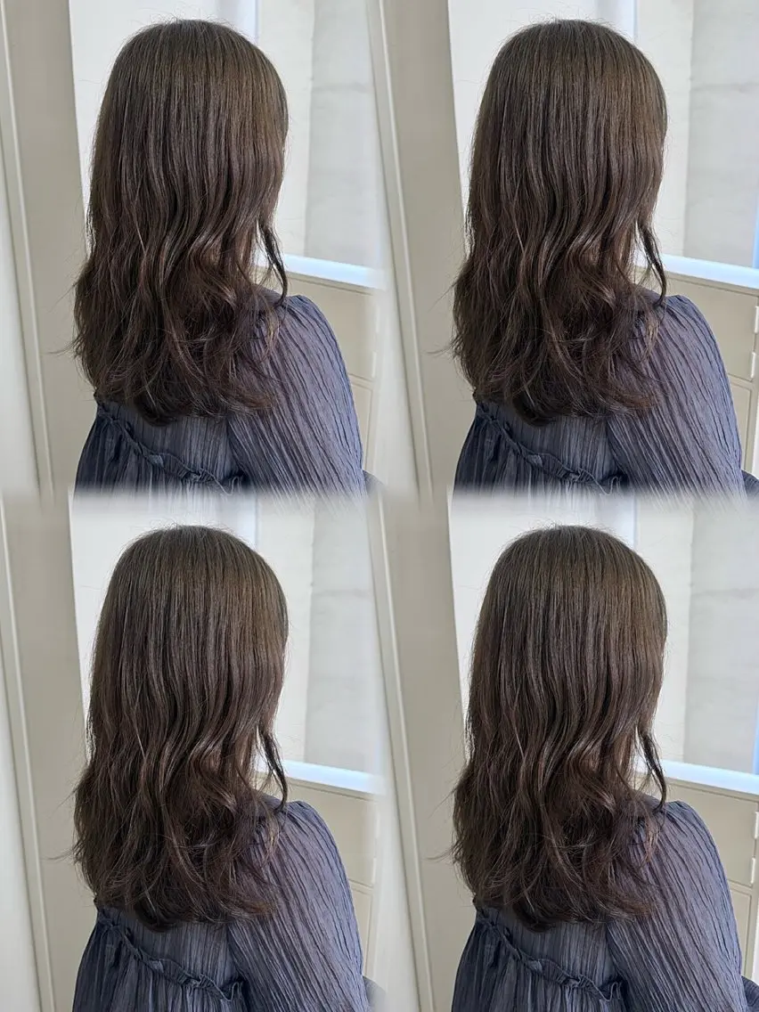 ロング カラー ヘアカラー 透明感カラー meiのヘアスタイル
