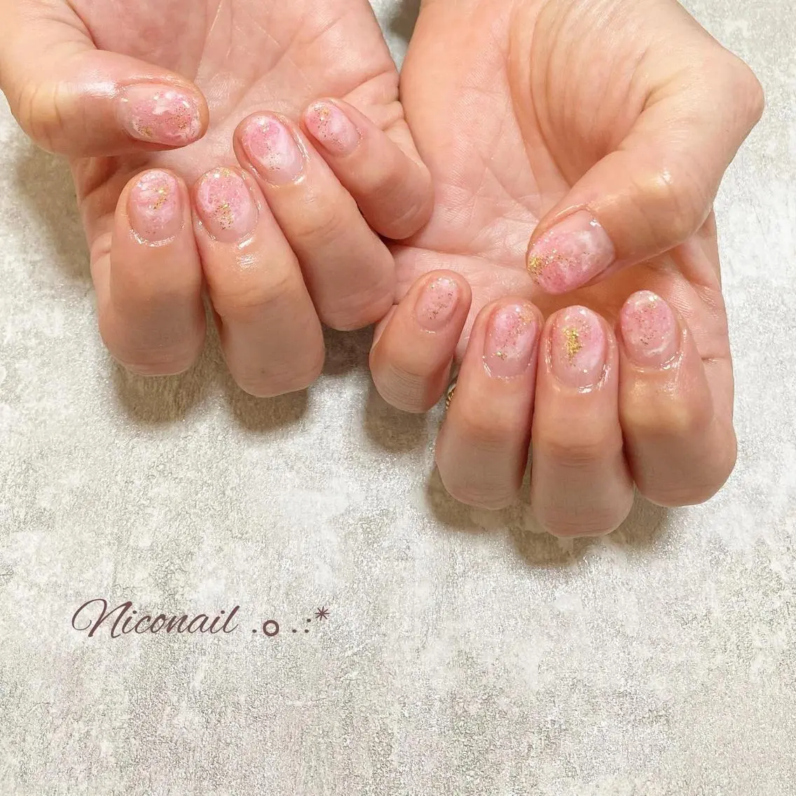 ネイル ラメ(グリッター) ニュアンスネイル Niconail☆ 仙川/Aiのネイルデザイン