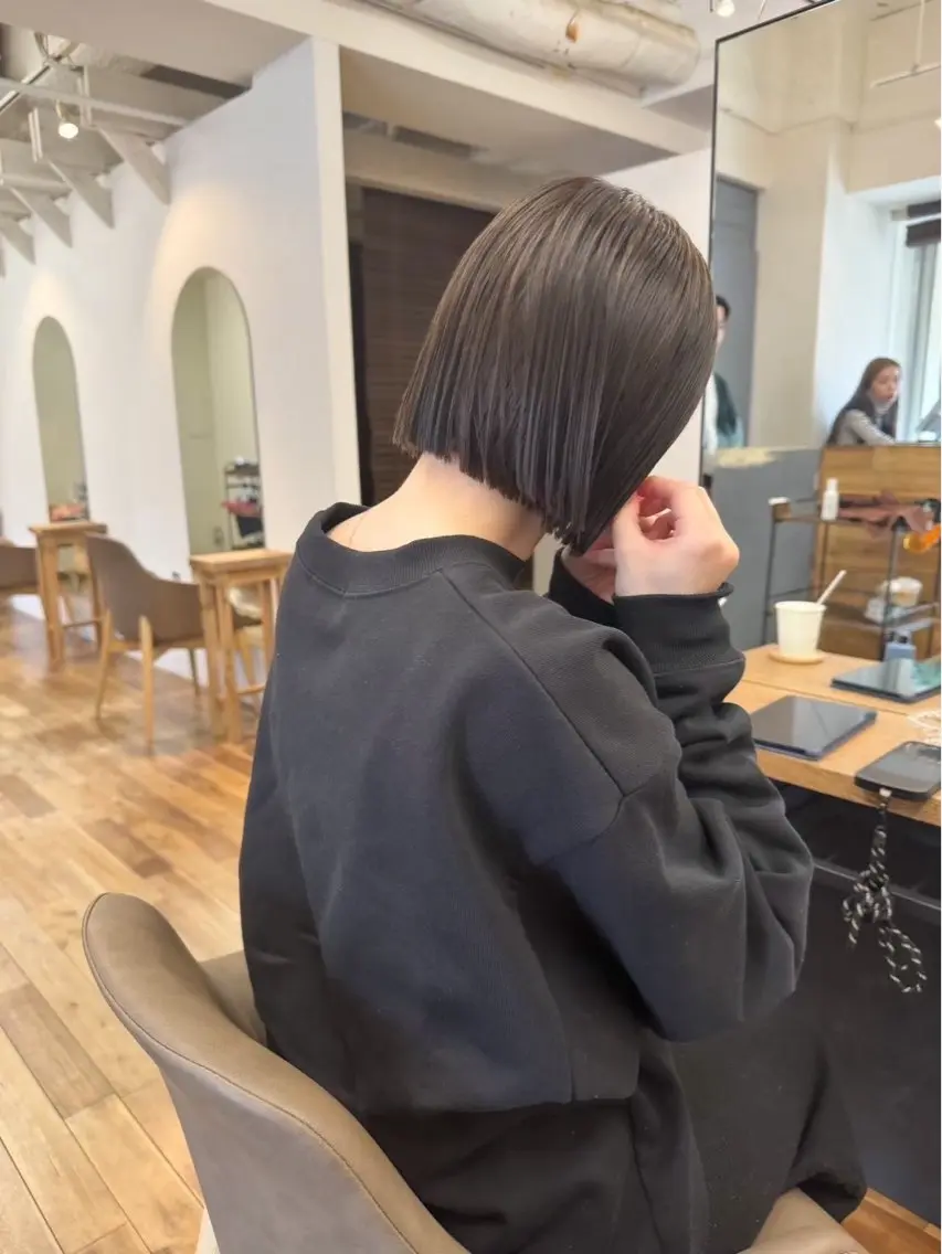 ショート ボブ 三浦 ふたばのヘアスタイル