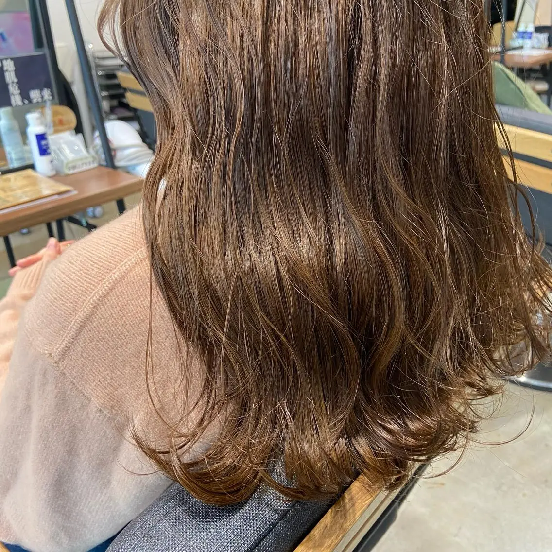 セミロング カラー ブラウンカラー 🌷レイヤーカット/ フルキシオリ🌷のヘアスタイル