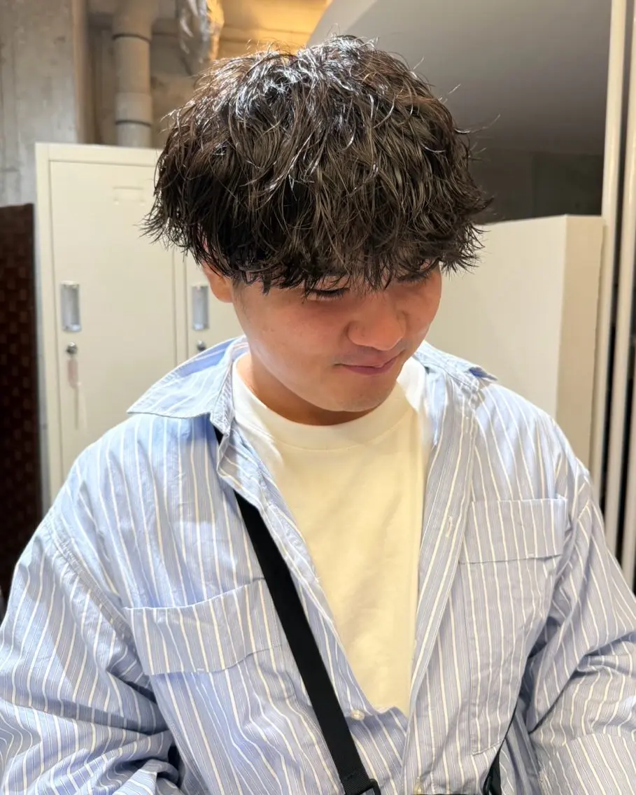 【U25限定】メンズカット+波巻きパーマの写真
