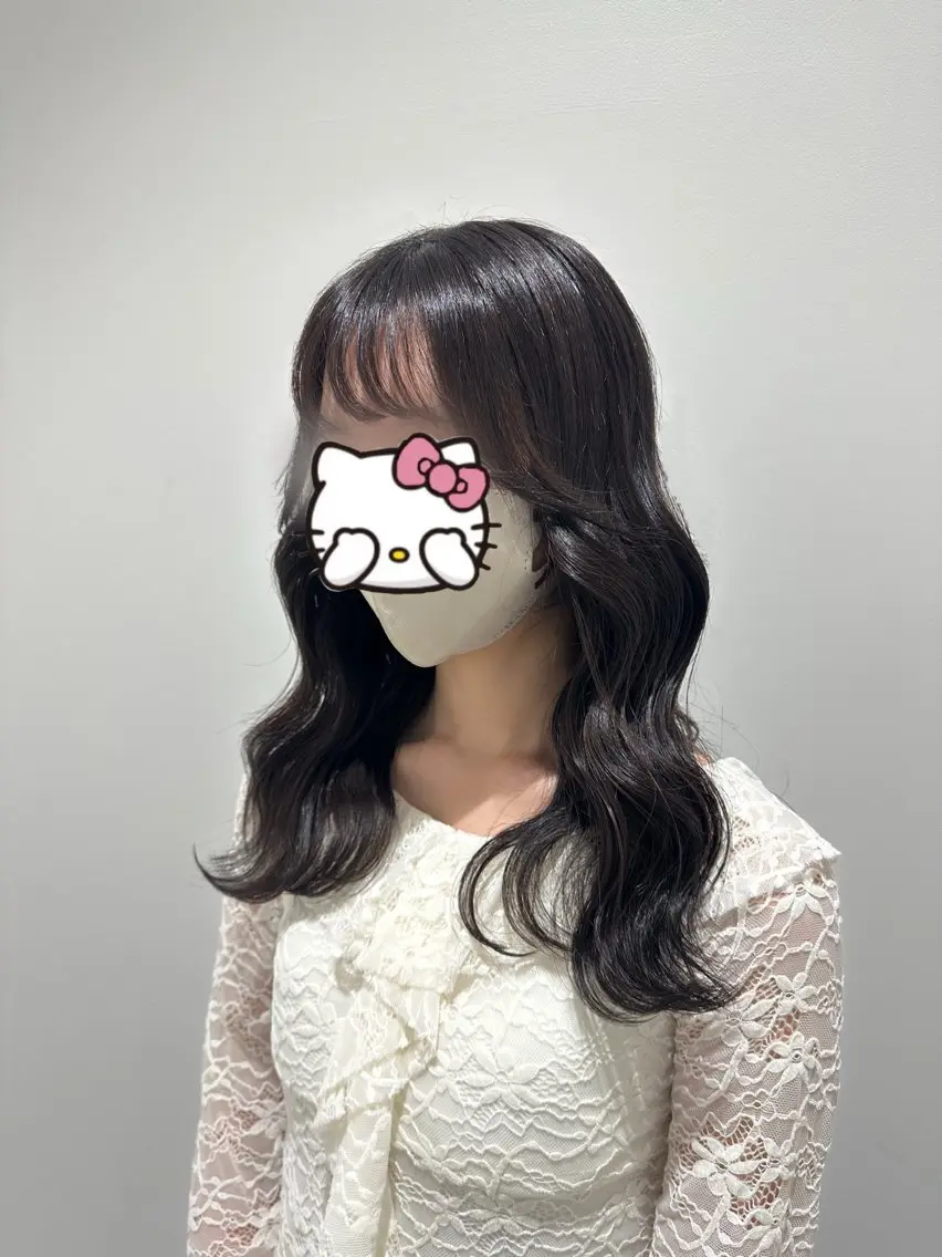 セミロング カット 🎀韓国レイヤー/ 髪質改善🎀きららのヘアスタイル