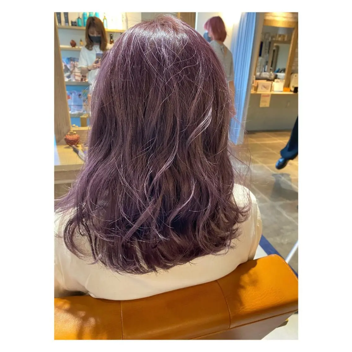 カラー ピンクカラー カット 縮毛矯正 トリートメント 🩵盛れる顔周りヘア EMI🩵のヘアスタイル