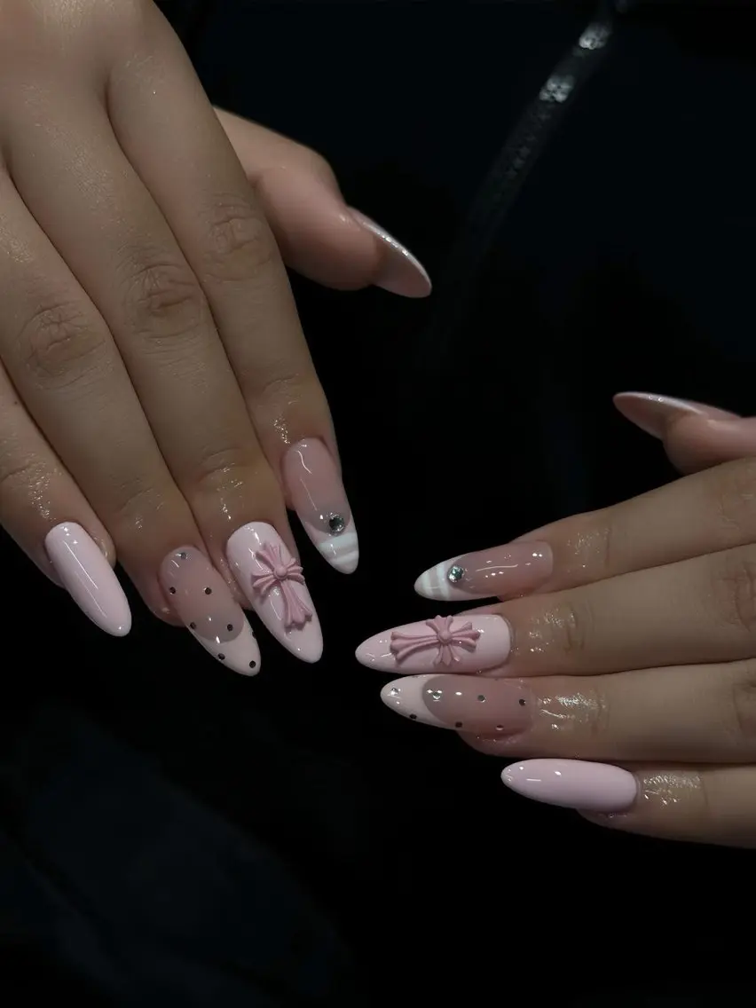 ネイル ジェルネイル 韓国ネイル 持ち込み シンプルネイル ワンホンネイル ハンドネイル 🎀Aura. Yurachanのネイルデザイン