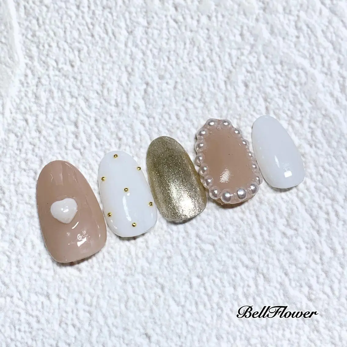 ネイル ハンドネイル Bell Flowerのネイルデザイン