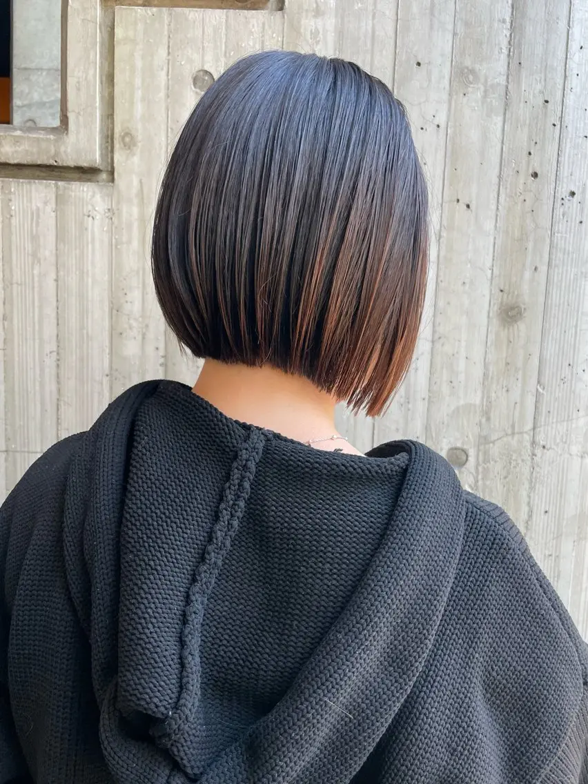ショート 前下がりボブ ボブ 髪質改善 石川玲菜/ ボブ/銀座のヘアスタイル