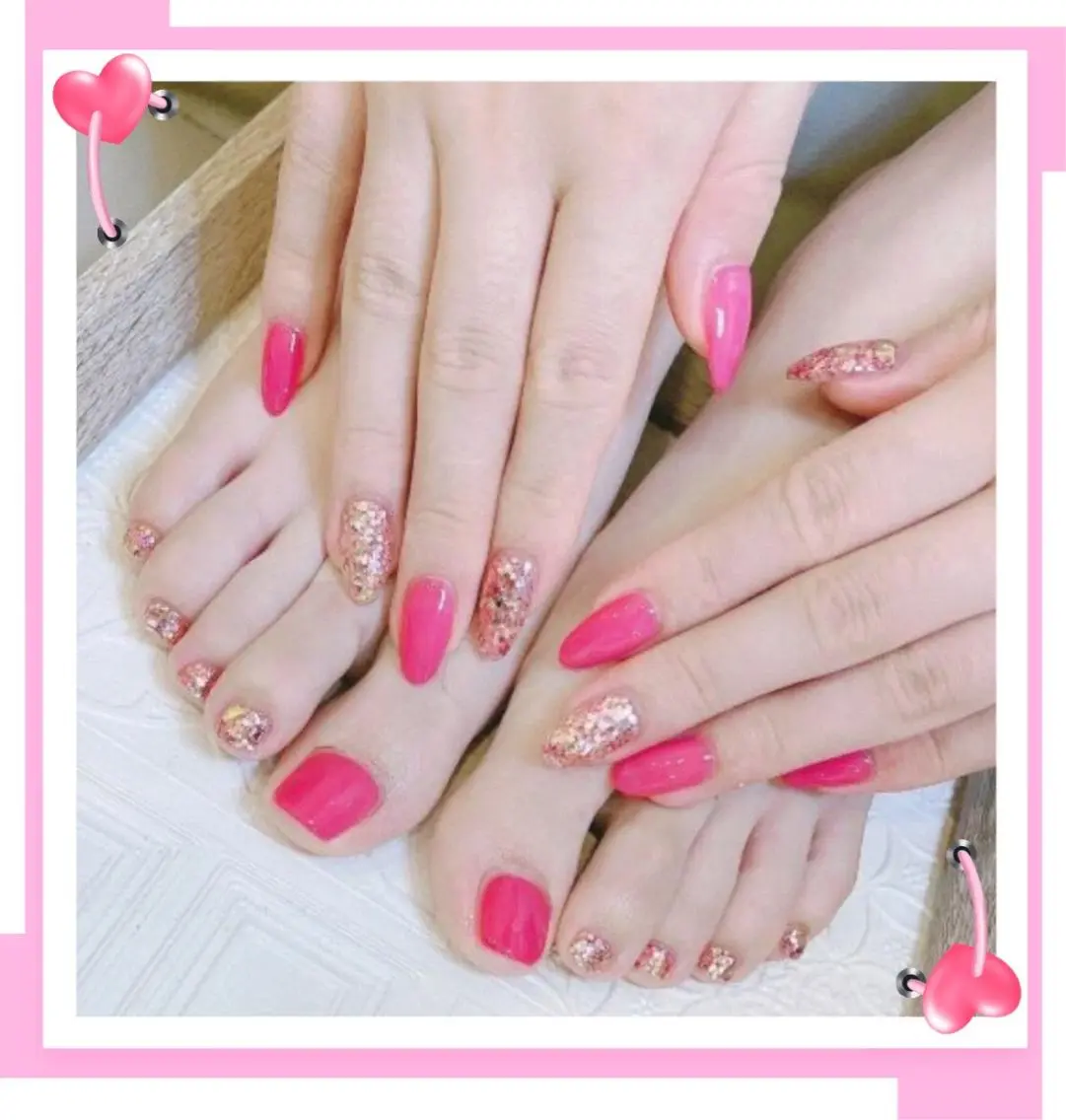 ネイル ワンカラーネイル ラベンダー💖日暮里 ルル💖ネイルのネイルデザイン