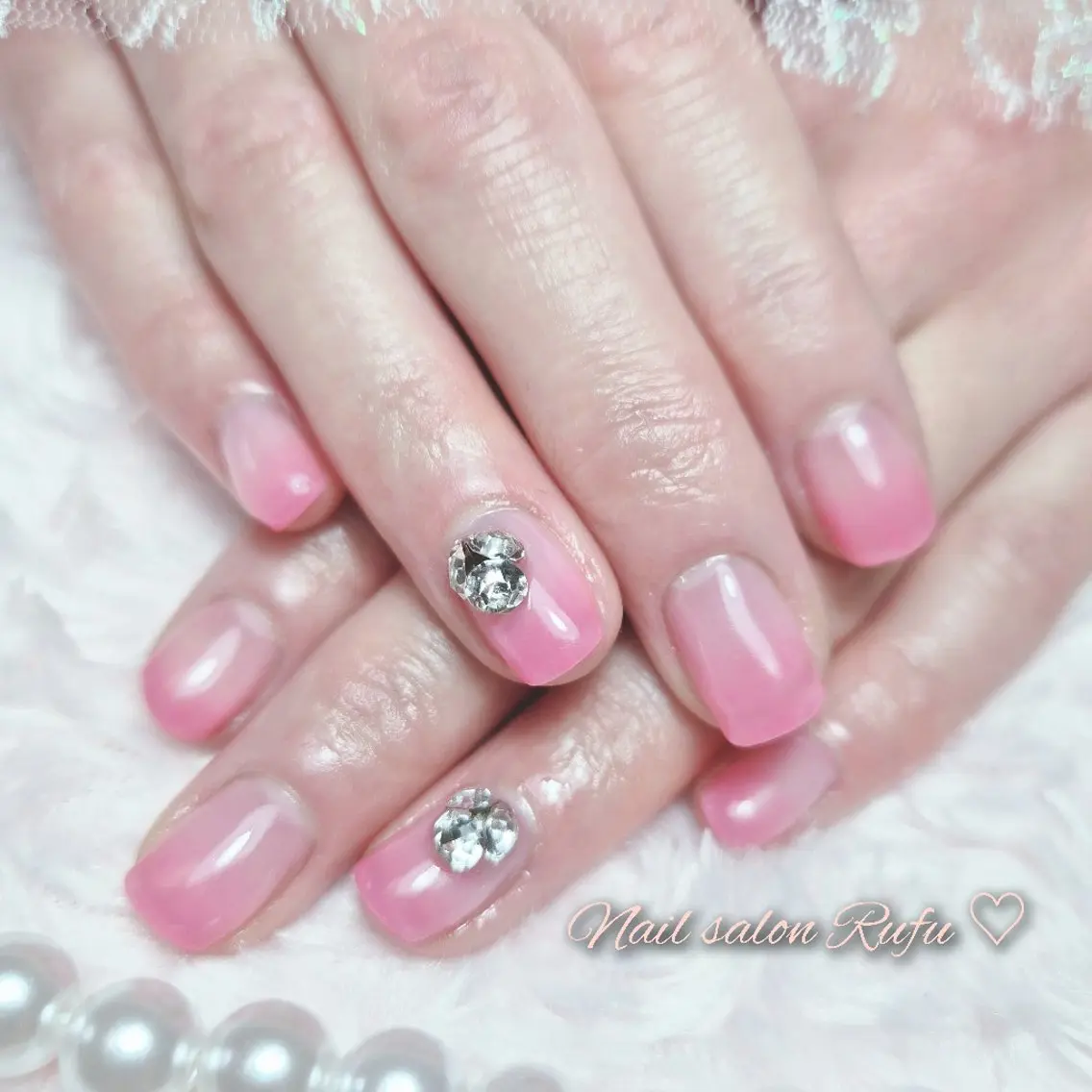 ネイル グラデーション ピンク Nail Salon  Rufu【ルフ】のネイルデザイン