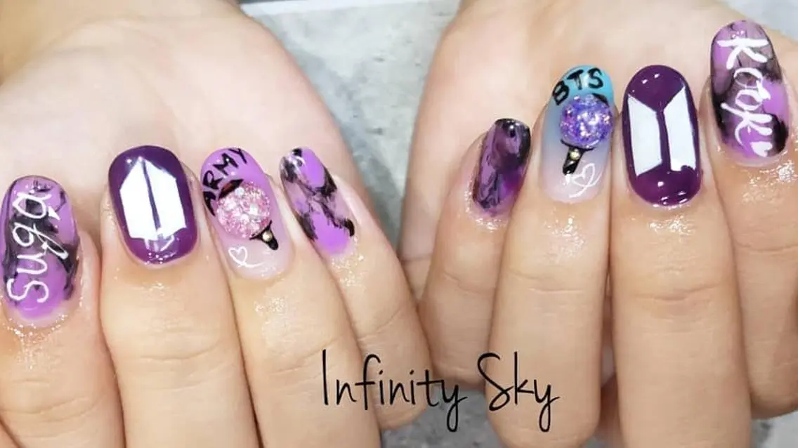 ネイル ハンドネイル infinity skyのネイルデザイン