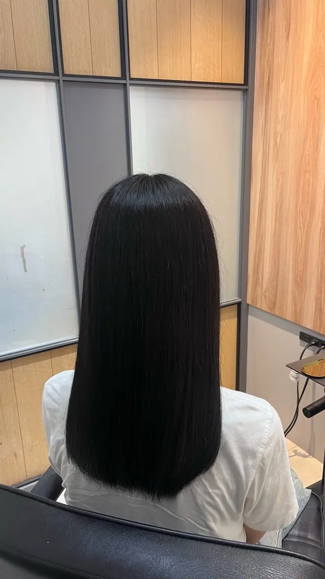 ロング カラー ラベンダーカラー ioe  三宮 / 羽海のヘアスタイル