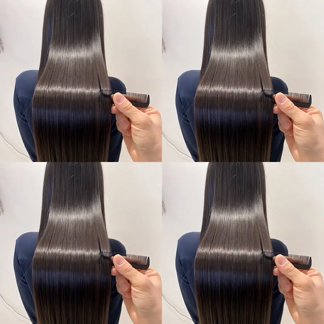 セミロング カット 縮毛矯正 トリートメント 【溝の口の艶髪の神様 】EARTHのヘアスタイル