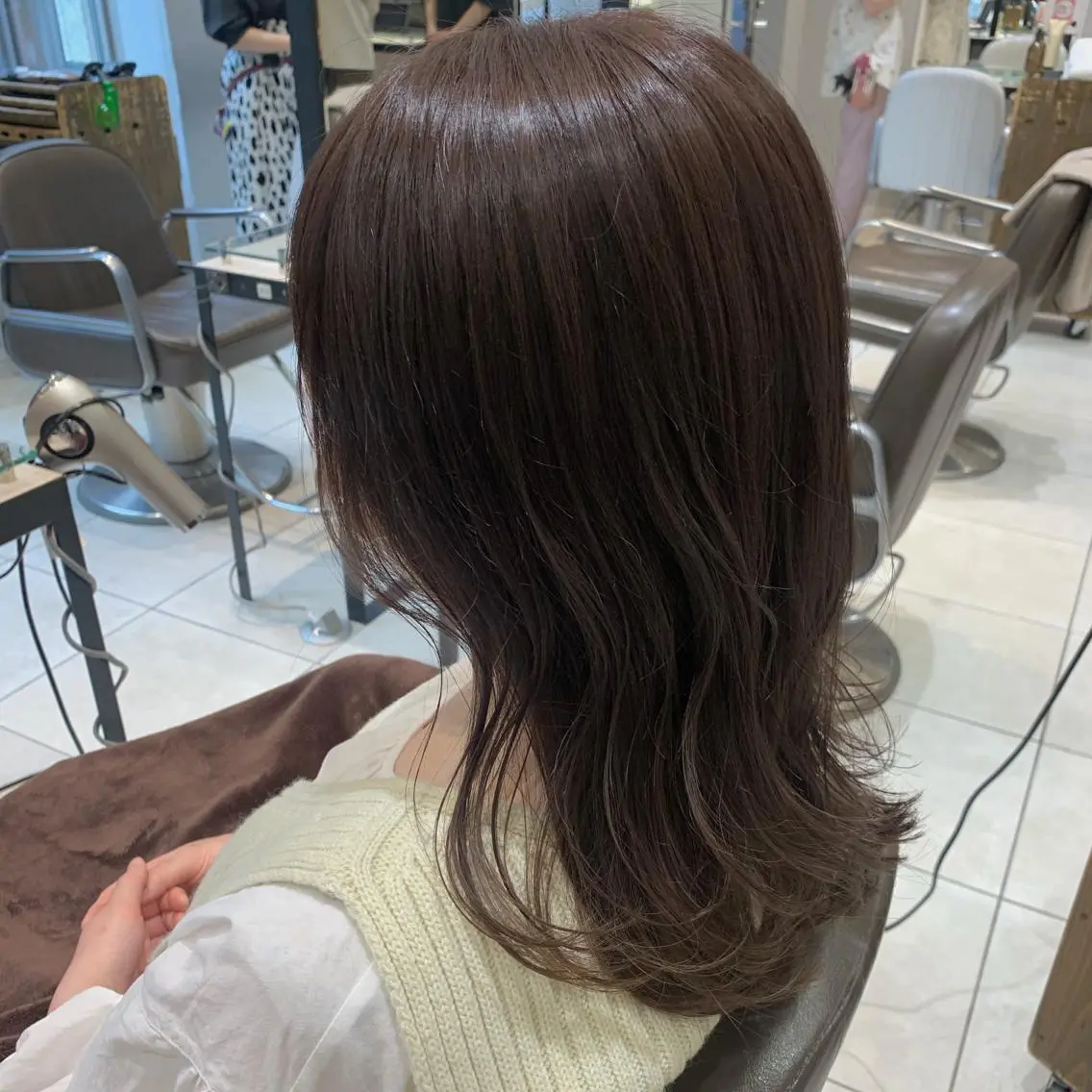 ミディアム カット トリートメント 髪質改善/縮毛矯正 🎀小林 唯 🎀のヘアスタイル