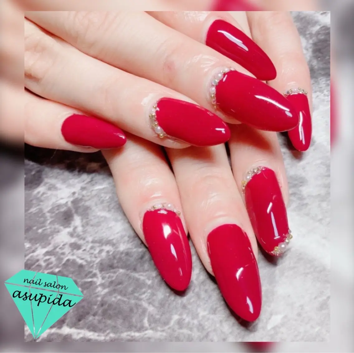 ネイル ハンドネイル nail salon asupidaのネイルデザイン