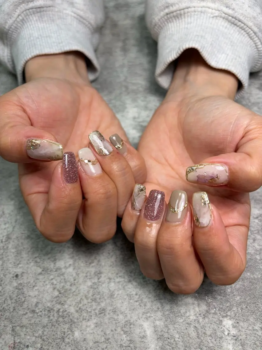 ネイル 持ち込み ハンドネイル RISA joie nailのネイルデザイン