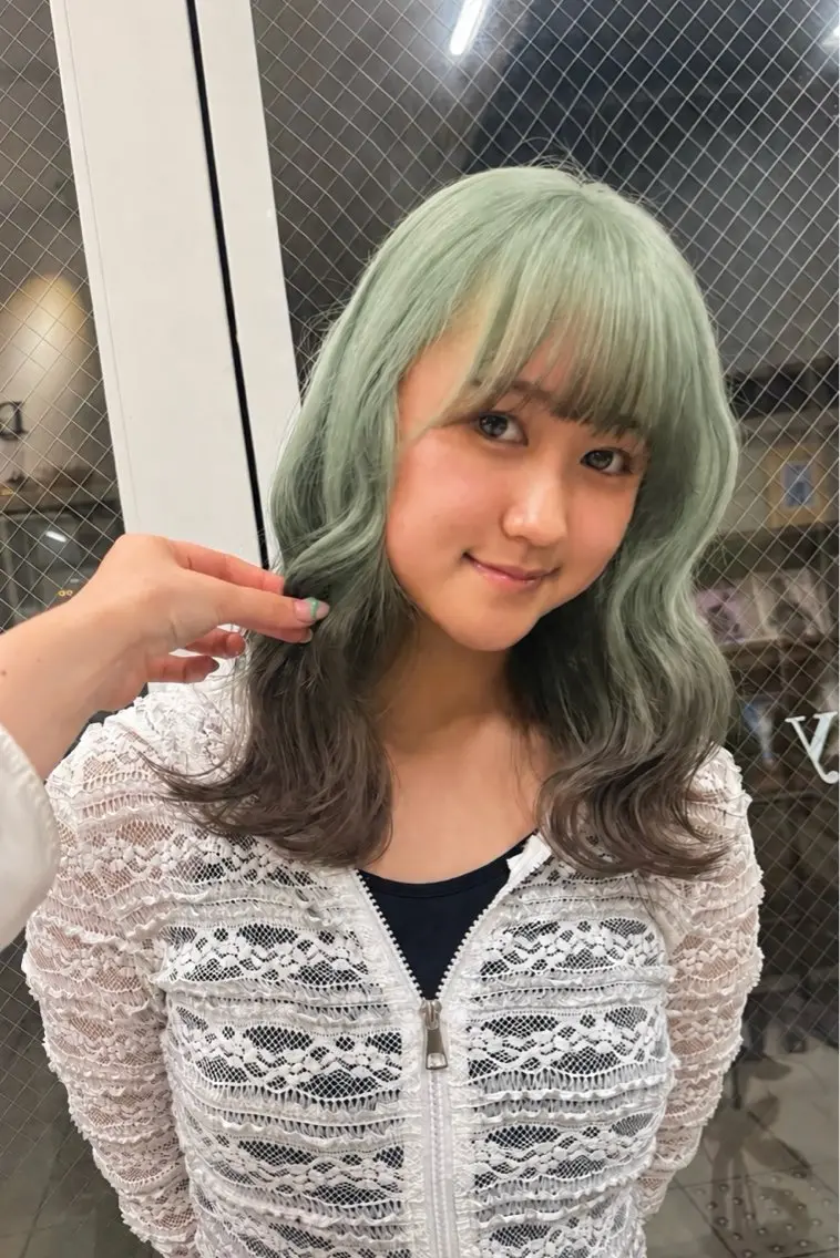 ロング カラー ヘアカラー トリートメント "Daisy" Rio /大名・天神のヘアスタイル