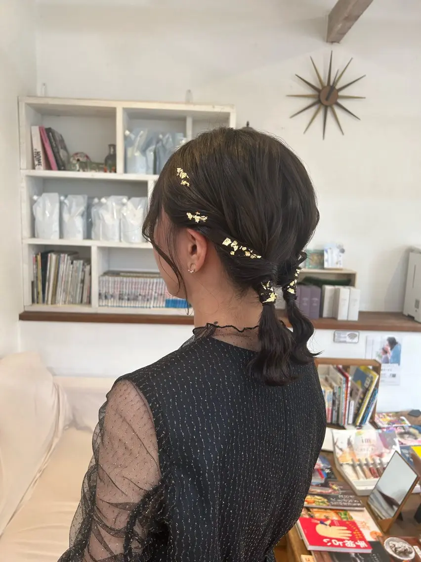 ミディアム ツインテール ヘアセット ✂︎店長✂︎ ちさきのヘアスタイル